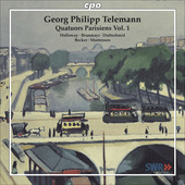 Album artwork for Telemann: Quators Parisiens Vol. 1