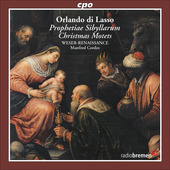 Album artwork for Orlando di Lasso : Prophetiae Sibyllarum, Christma