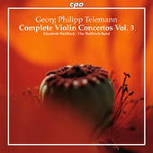 Album artwork for Telemann: Complete Violin Concertos vol.3