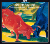 Album artwork for Raphael: Violin Concerto no.2, Works for Violin