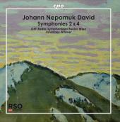 Album artwork for Johann Nepomunk David: Symphonies Nos. 2 & 4