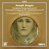 Album artwork for Jongen: Symphonie concertante - Passacaglie et Gig