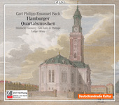 Album artwork for CPE BACH: HAMBURGER QUARTALMUSIKEN