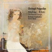 Album artwork for Mahler, Rihm: Orchestral Songs / Rihm