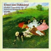 Album artwork for Dohnanyi: VIOLIN CONCERTO OP. 27