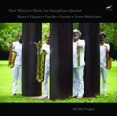 Album artwork for New Mexican Music for Saxophone Quartet