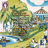 Album artwork for BRITISH LIGHT MUSIC PREMIERES