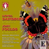 Album artwork for SAINSBURY. FOULDS. Cello Concertos. RSNO/Bournemou