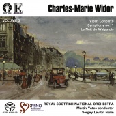 Album artwork for WIDOR. Violin Concerto. Levitin/RSNO/Yates (SACD)