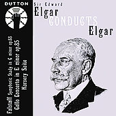 Album artwork for SIR EDWARD ELGAR CONDUCTS ELGAR