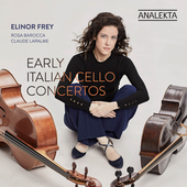 Album artwork for EARLY ITALIAN CELLO CONCERTOS / Elinor Frey