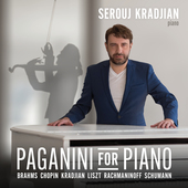 Album artwork for Serouj Kradjian - Paganini For Piano 