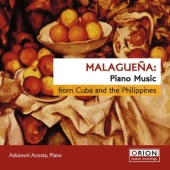 Album artwork for Adolovni Acosta: Malaguena, Piano Music from Cuba
