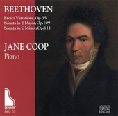 Album artwork for Beethoven: Piano Works / Jane Coop