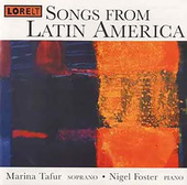 Album artwork for Nigel Foster & Marina Tafur - Songs From Latin Ame