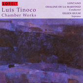 Album artwork for Lontano & Eileen Hulse - Luis Tinoco: Chamber Work