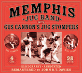 Album artwork for MEMPHIS JUG BAND WITH GUS CANNON'S JUG STOMPERS