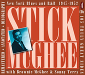 Album artwork for NEW YORK BLUES AND R&B 1947-1955 STICK MCGHEE WITH