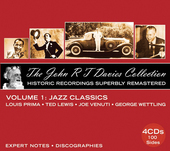 Album artwork for THE JOHN R J DAVIES COLLECTION VOLUME 1: JAZZ CLAS