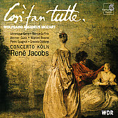 Album artwork for Mozart: Cosi fan tutte / Jacobs, Gens, Fink