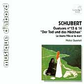 Album artwork for Schubert: String Quartet no 13 & 14 / Melos Quarte