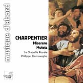 Album artwork for Charpentier: Miserere, Motets/Herreweghe, La Chape