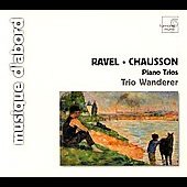 Album artwork for RAVEL / CHAUSSON : PIANO TRIOS