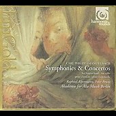 Album artwork for CPE Bach: Concertos & Symphonies, Akademie für al