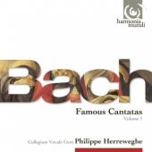 Album artwork for J.S. Bach: Famous Cantatas vol.1 / Herreweghe