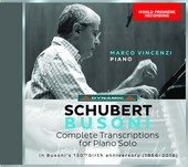 Album artwork for Schubert-Busoni: Complete Transcriptions for Piano