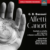 Album artwork for Affetti canori - Cantate e Ariette per soprano e b