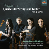 Album artwork for Paganini: Quartets for Strings & Guitar Nos. 5, 4 