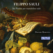 Album artwork for Sauli: Sei Partite per mandolino solo