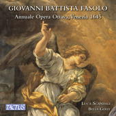 Album artwork for Fasolo: Annuale opera ottava, Venezia 1645