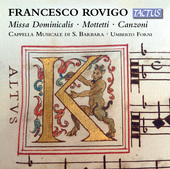Album artwork for Rovigo: Missa Dominicalis, Motetti & Canzoni