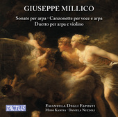 Album artwork for Millico: Harp sonatas - Canzonets for Voice and Ha