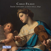 Album artwork for Filago: Sacri Concerti a voce sola