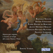 Album artwork for Organ Music in Trento in the times of Count Matteo