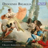 Album artwork for Bigaglia: Cantate per soprano e continuo