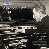 Album artwork for Opera omnia per organo, Vol. 12: Marco Enrico Boss