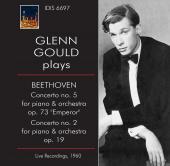 Album artwork for Glenn Gould plays Beethoven Concertos Nos. 2 & 5,
