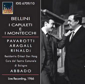 Album artwork for Bellini: I Capuleti e i Montecchi (Live)