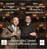 Album artwork for Brahms & Berg: Works for Clarinet & Piano (Live)
