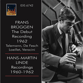 Album artwork for Frans Bruggen The Debut Recording 1962: Recordings