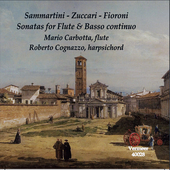 Album artwork for Sammartini - Zuccari - Fioroni: Sonatas for Flute 