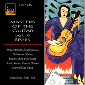 Album artwork for Masters of the Guitar, Vol. 4: Spain (1926-1963)