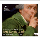 Album artwork for Janson: Sonatas Op. I & II for cello and bass
