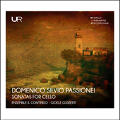Album artwork for Passionei: Sonatas for cello and continuo