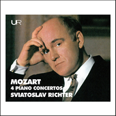 Album artwork for Richter plays Mozart: 4 Piano Concertos