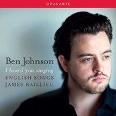 Album artwork for I Heard You Singing: English Songs / Johnson, Bail